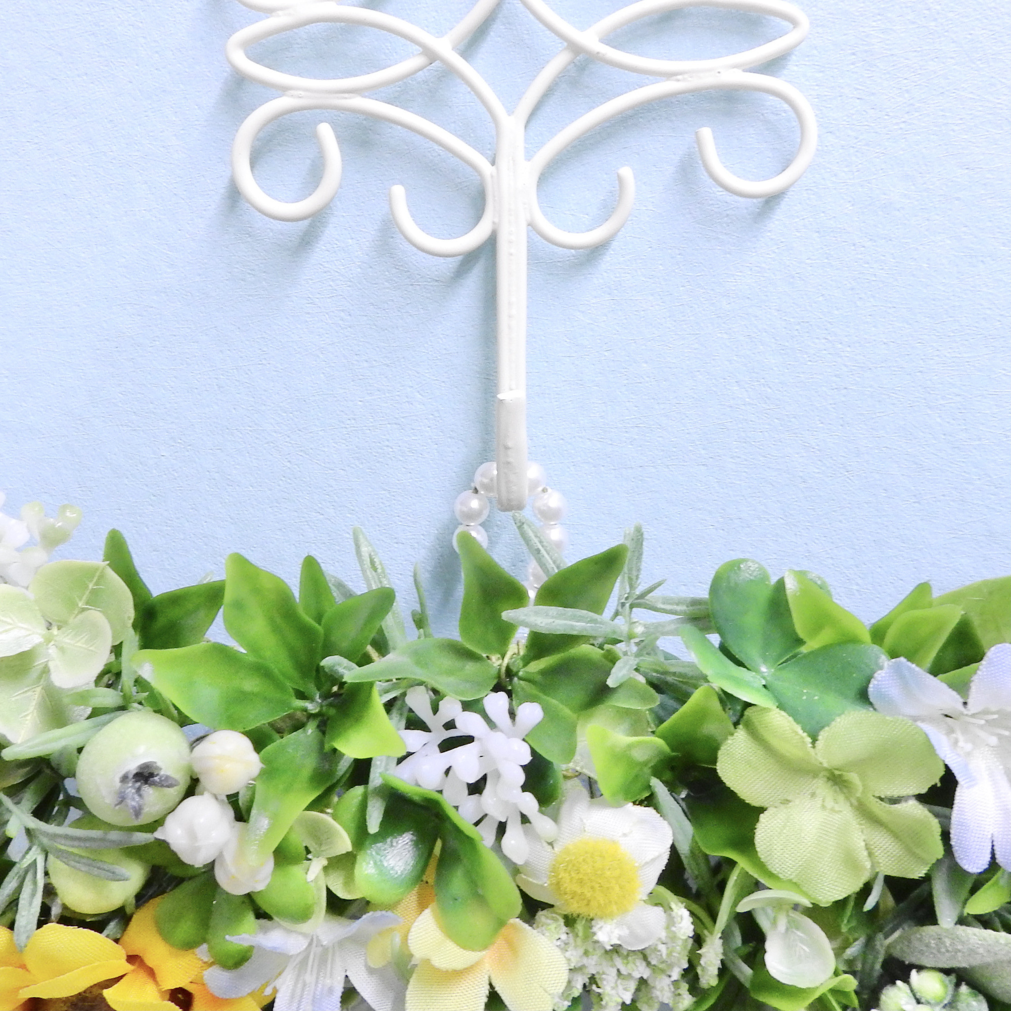 ＊ネコリース ニャンコリース(ひまわり)＊抗ウイルス光触媒加工付き