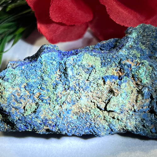 アズロマラカイト 藍銅鉱 孔雀石 混合石 アジュライト ラフストーン