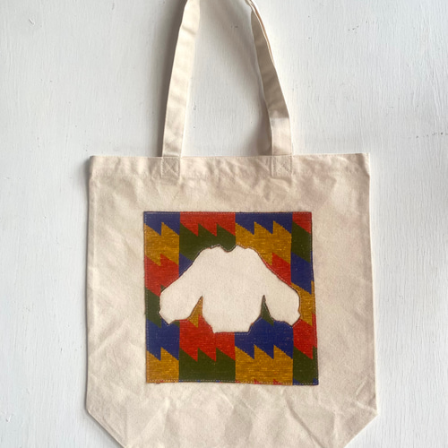 totebag /ヴィンテージファブリックのパッチワーク トートバッグ□tf