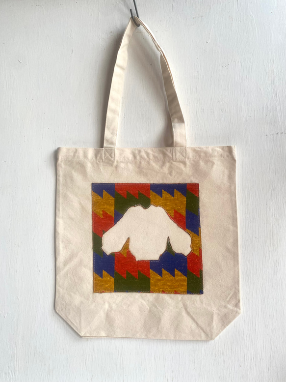 totebag /ヴィンテージファブリックのパッチワーク トートバッグ□tf