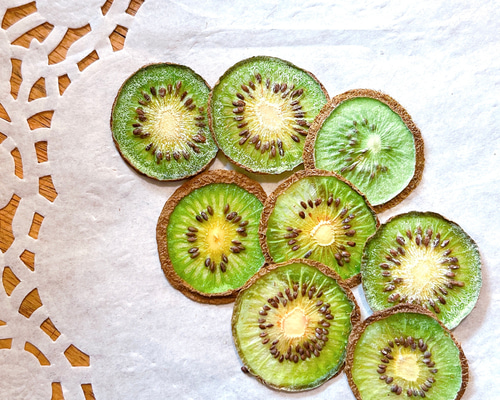 ワイルドキウイ ミニキウイ ベビーキウイ サルナシ 押しフルーツ 8枚