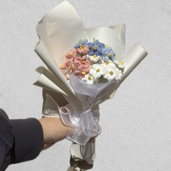 薔薇と勿忘草のブーケ 勿忘草のウェディングブーケ #bouquet #wedding #flowers