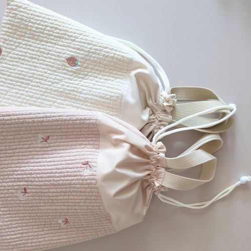 Clothes Bag 刺繍のヌビ お着替え袋 体操服入れ 体操着入れ 巾着
