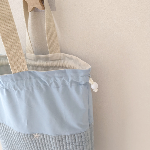 Clothes Bag 刺繍のヌビ お着替え袋 体操服入れ 体操着入れ 巾着 ヌビ