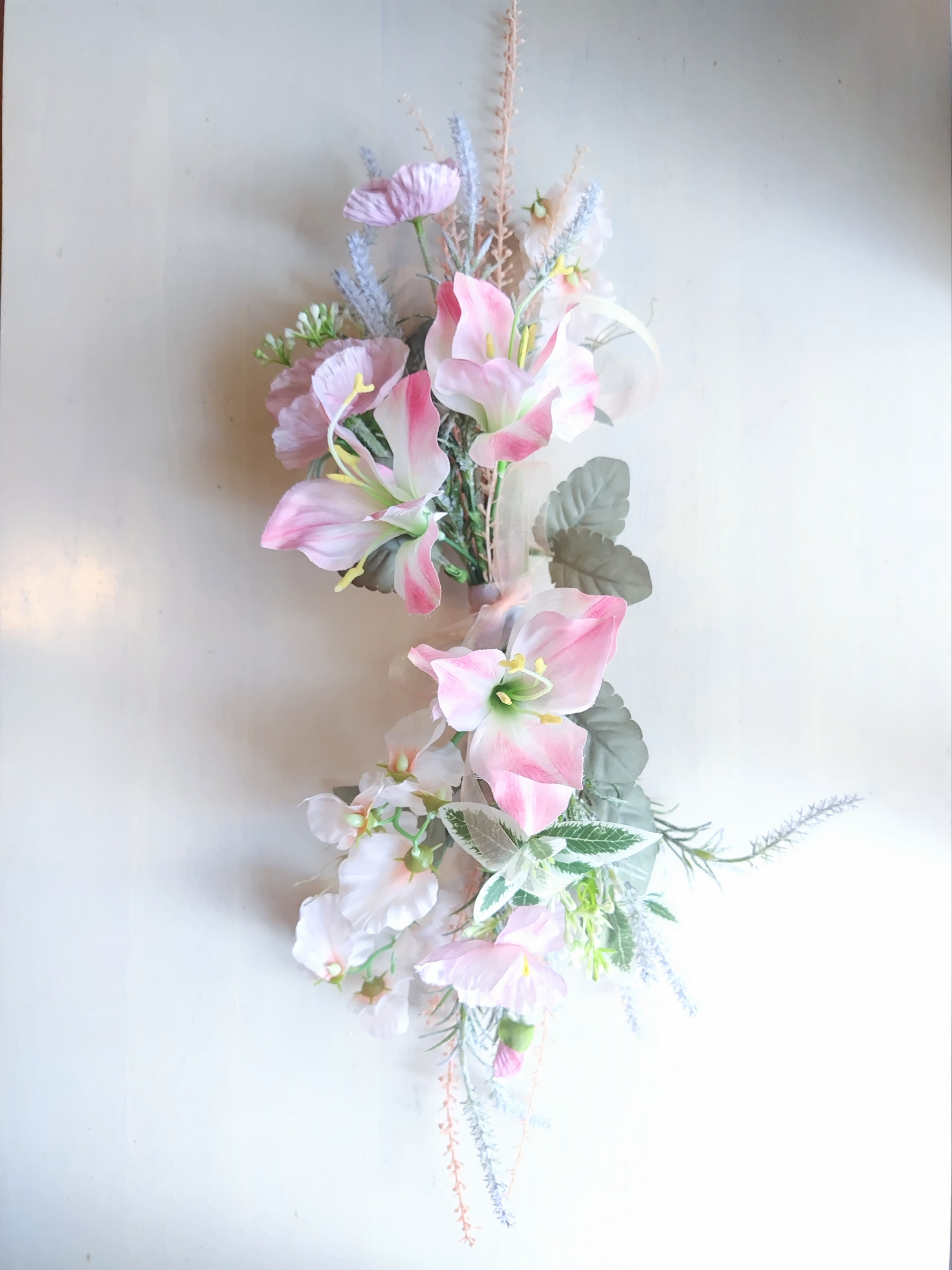 ニュアンスカラーののリボンスワッグ♡