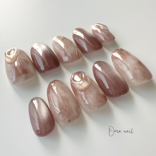kirahoro PINK ネイルチップ | 深爪・チビ爪さん専門のネイル