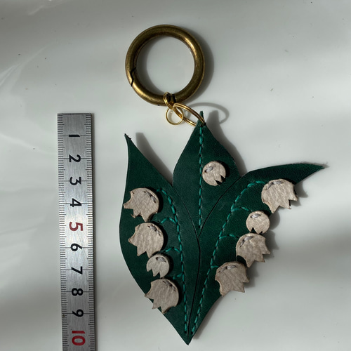 森の小径のすずらんのバッグチャーム バッグチャーム shiroa 通販