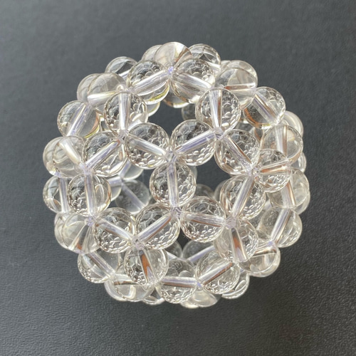 神聖幾何学フラーレン 水晶AAA(8mm) その他置物 SALLY's TABLE
