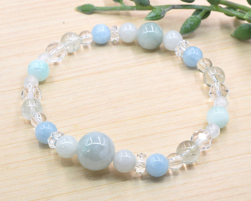 最高の幸運を導くお守り | ビルマ翡翠とアクアマリンの天然石パワー