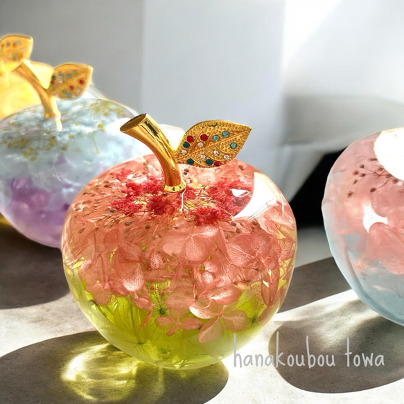 《予約のみ受付》【大切な人へ…自分へのご褒美に…】ガラスのリンゴ〜ライフスタイルに合わせて〜 8枚目の画像