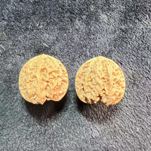 遊ぶ胡桃、文玩核桃、【老木獅子頭クルミ】383736/33.1g/JST25049