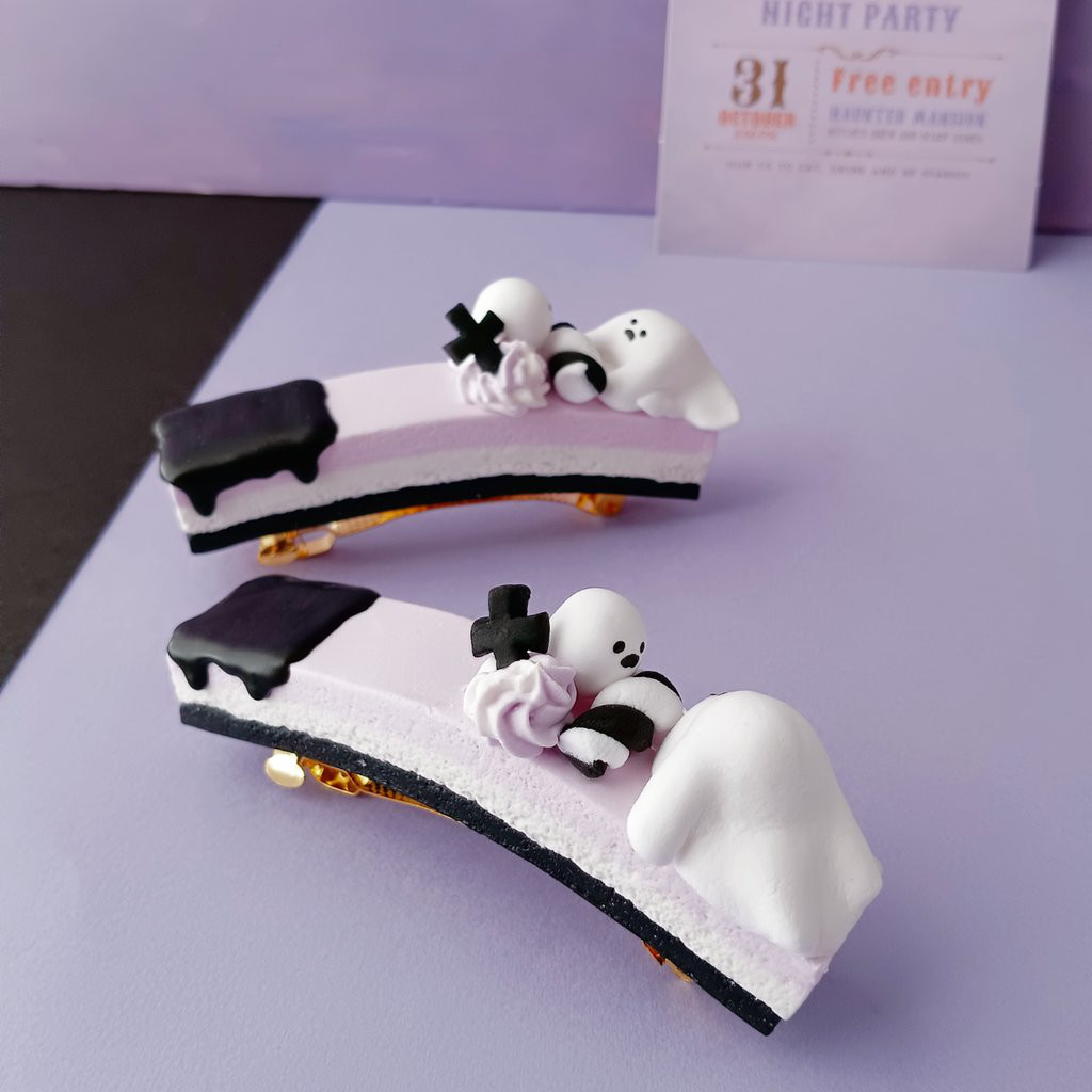 こわがりおばけのバレッタ