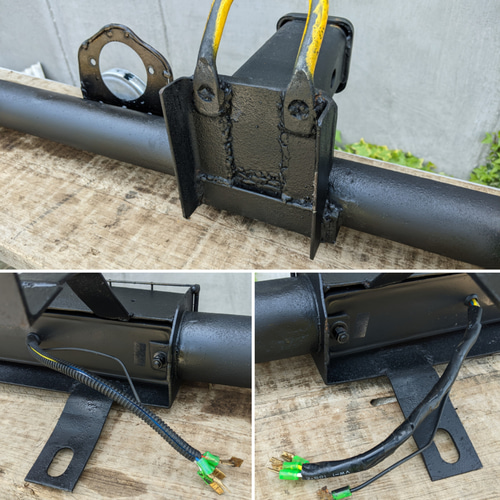 【ジムニーJA11用】 リアバンパー ランプ付 JA11 JA22 JA12 SJ30 JA71 用】 ストレート角パイプ リア