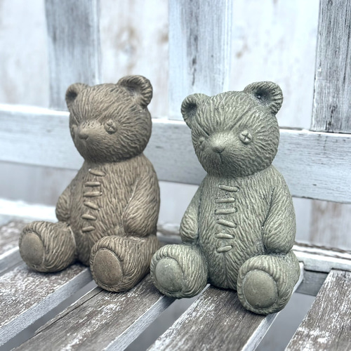 くま　熊　ベア　フィギュア　置物　インテリア　工芸品　美術品　A3080 楽天市場】テディーベア 327陶器 置物 動物 くま クマ ヒグマ 熊