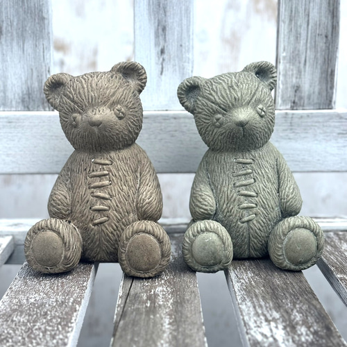 ベア くま ブラウン アイボリー クマ 熊 オブジェ 置物