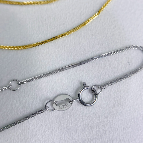 18Kゴールド チェーン ネックレス Au750 K K18 GOLD CHAIN 60cm(2GK0776)K18 チェイン｜スタージュエリー公式