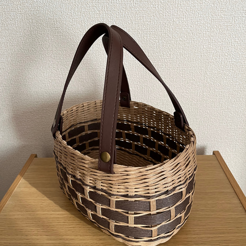 田中　白樺　カゴバッグ　ビヨルク 白樺 かご ビヨルク バスケット 小物入れ 蓋もの スウェーデン