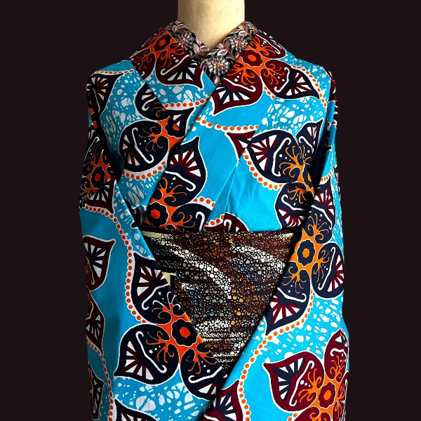 送料無料！African KIMONO アフリカ着物