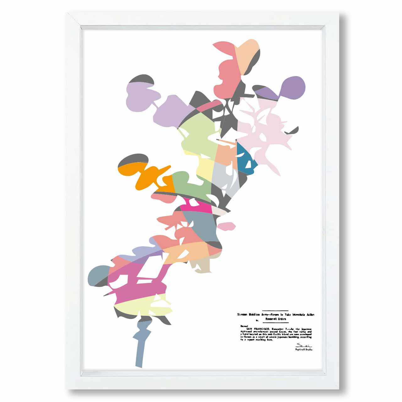 ハーフトーン　お気に入り9600件突破　イラスト　ポスター　アートポスター　アート/sei検索新着順　3472