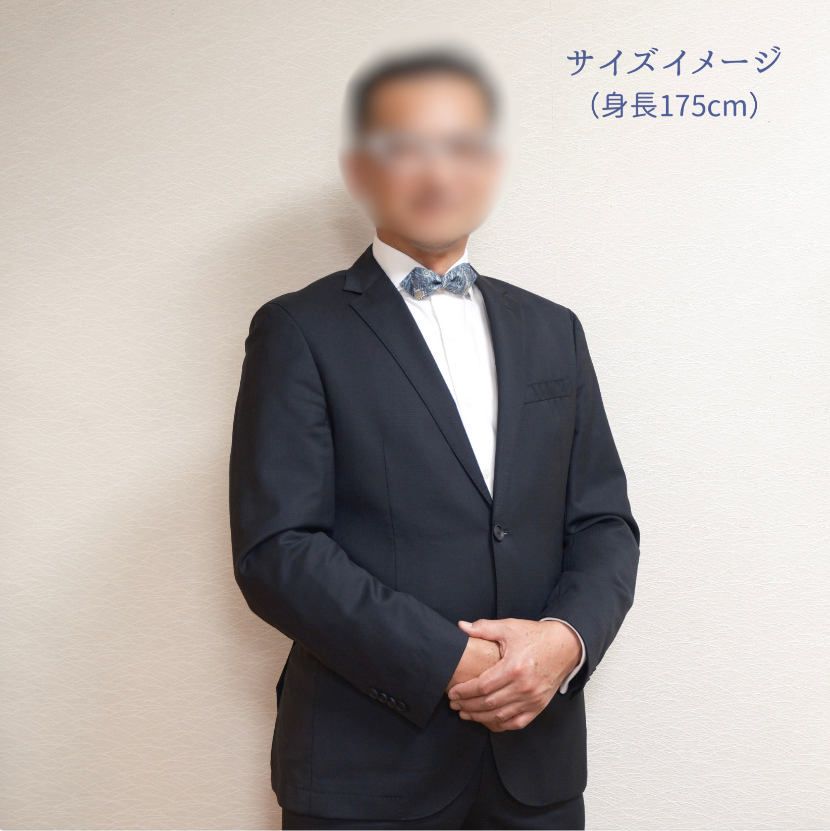 王道ブラック【蝶ネクタイ】ポピー《Black》結婚式・発表会に♪