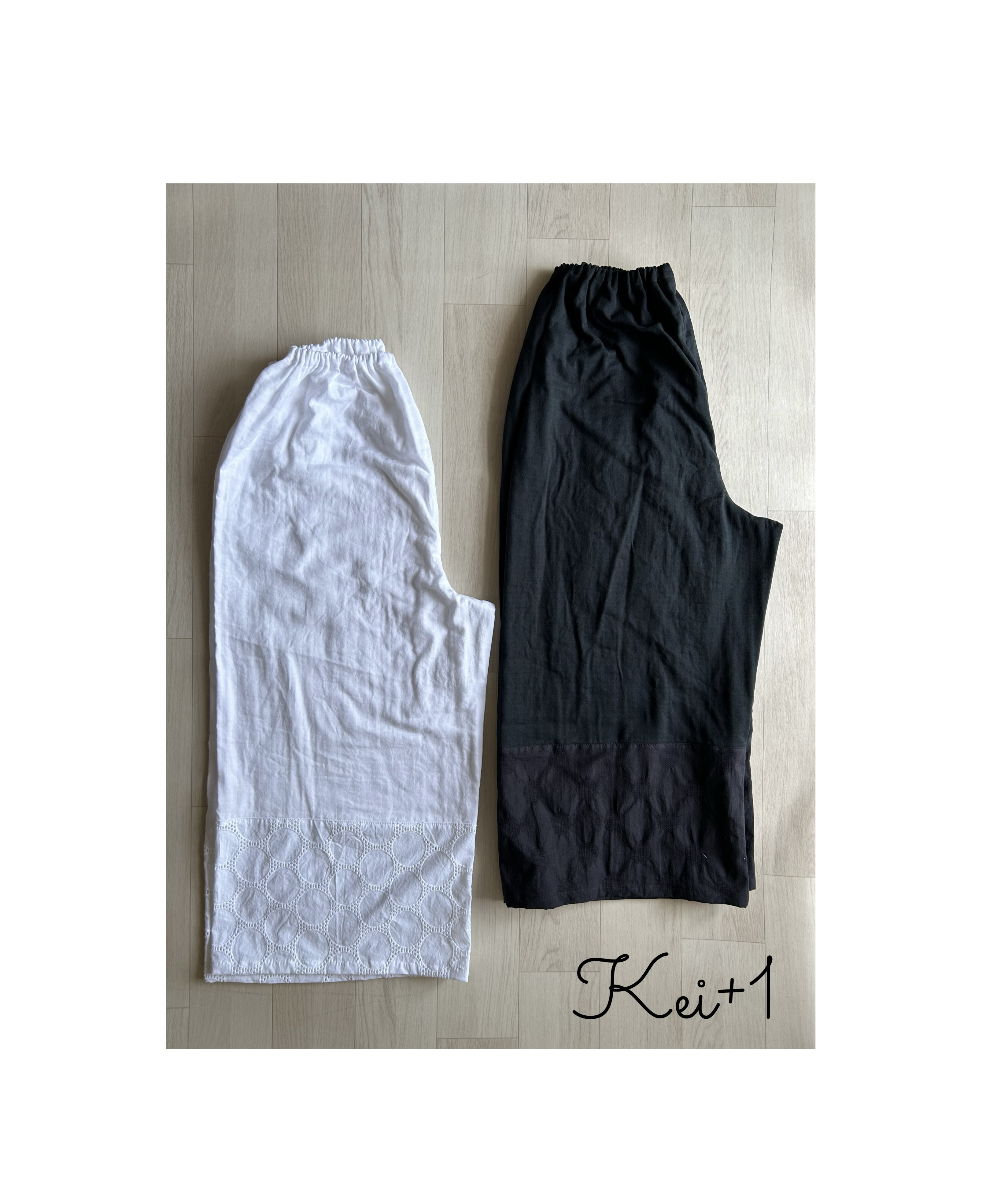 重ね着に大活躍！極上ダブルガーゼ裾レースペチパンツ