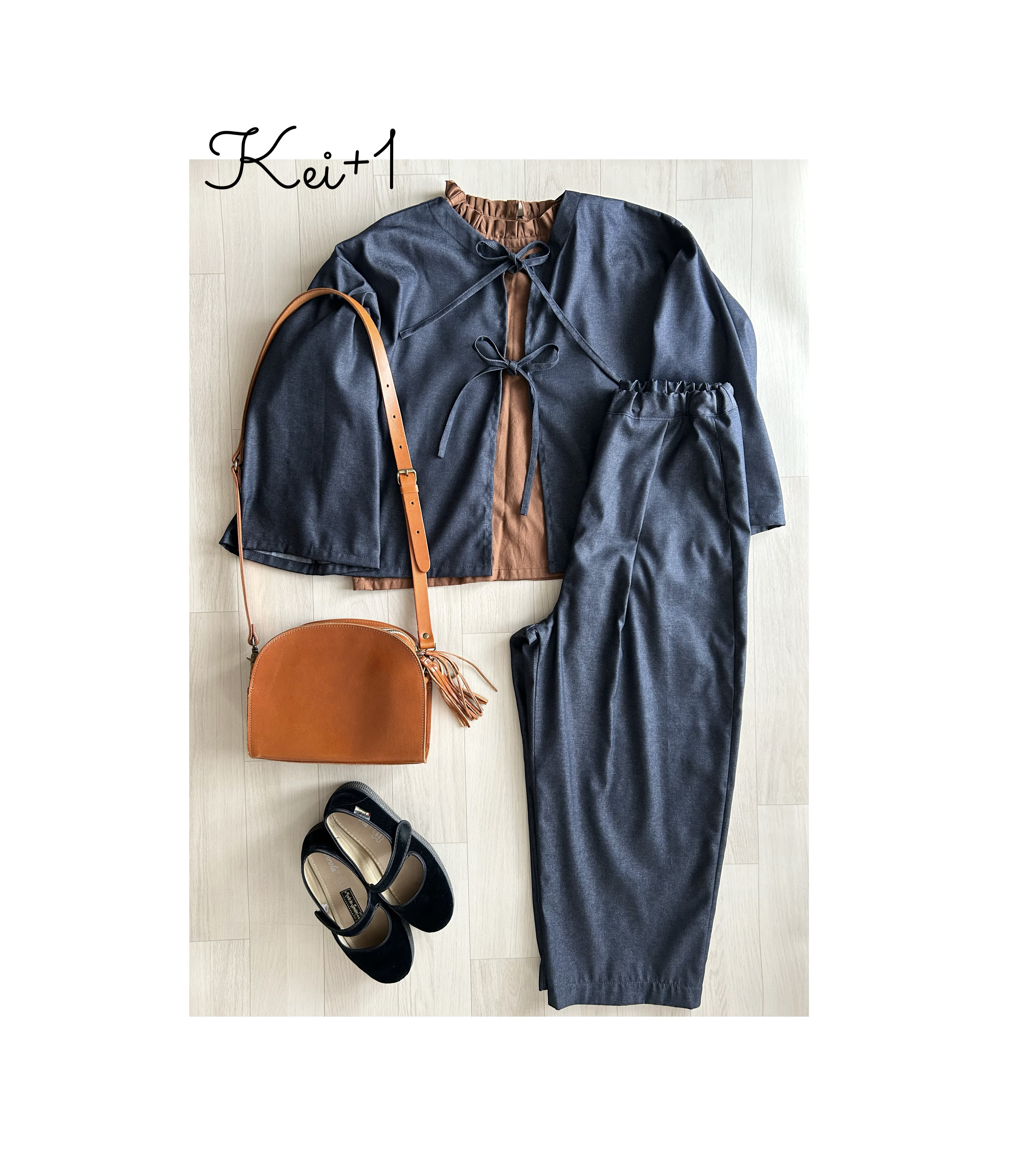 お得な2点セット！軽やかデニムのセットアップ