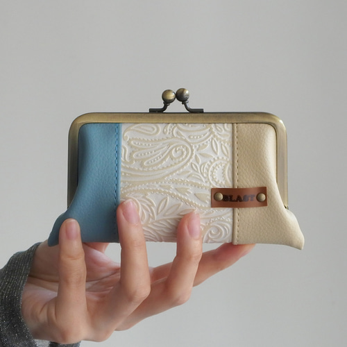 母の日限定ギフトボックス】合皮のがま口カードケース・ミニ財布