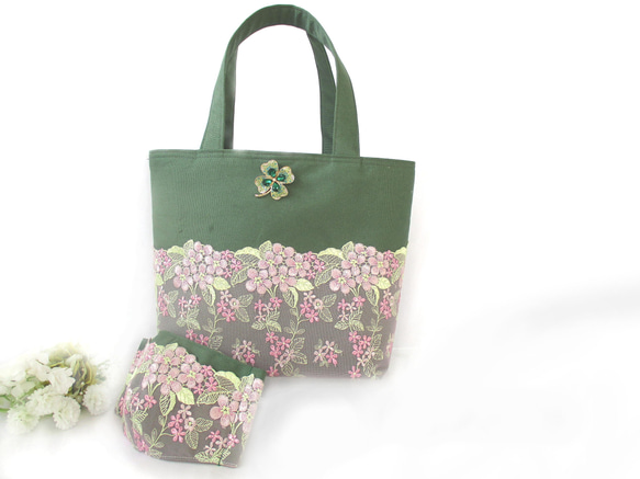 【すみれ組集まれ～！】トートバッグ＆マスク 1枚目の画像
