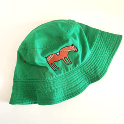 KODAIPOP★王塚古墳の赤馬刺繍ハット 2枚目の画像