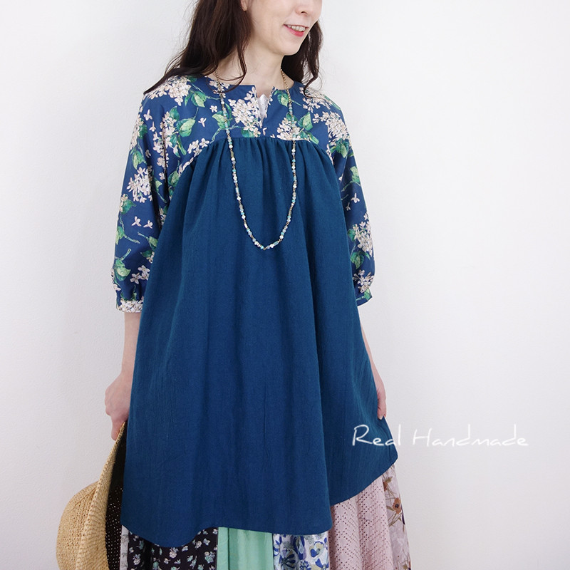 [予約販売] リバティアーカイブ・ライラックドロップチュニック