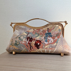 本物保証! kimono】帯リメイク 片輪車 クラッチバッグ クラッチ
