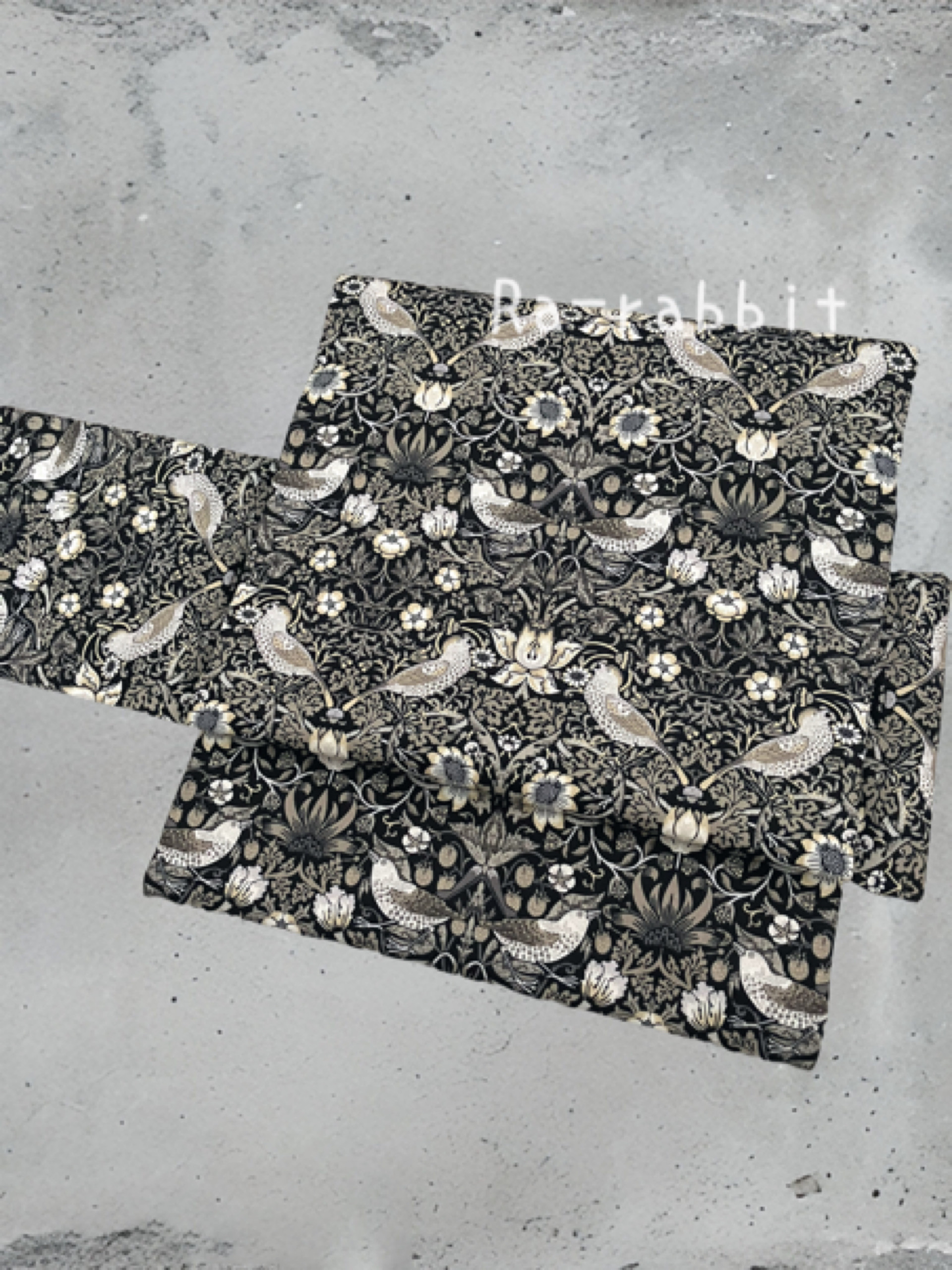 ウィリアムモリス　ストロベリーシーフ　名古屋帯　着物　いちご泥棒　エボニー　和装