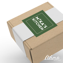 ロゴ入りシール / logo_stecker ★ 名入れ【ステッカー 100枚 高品質 ショップ ラッピング 梱包】 7枚目の画像