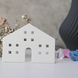 家型ピアススタンド　アクセサリー収納　ピアス収納 2枚目の画像