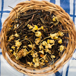 【お茶×○○】＊春季限定飲み比べ＊薔薇の和紅茶・ほうじ茶カモミール・あずき玄米茶 ティーバッグ各3g×5個入り 3枚目の画像