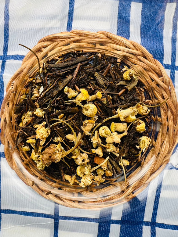 【お茶×○○】＊春季限定飲み比べ＊薔薇の和紅茶・ほうじ茶カモミール・あずき玄米茶 ティーバッグ各3g×5個入り 3枚目の画像