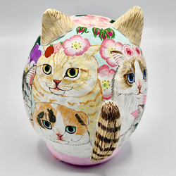 ねこだるまミニ・猫がいっぱい 3枚目の画像