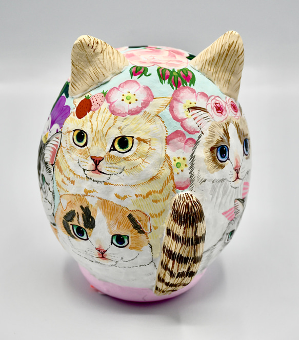 ねこだるまミニ・猫がいっぱい 3枚目の画像