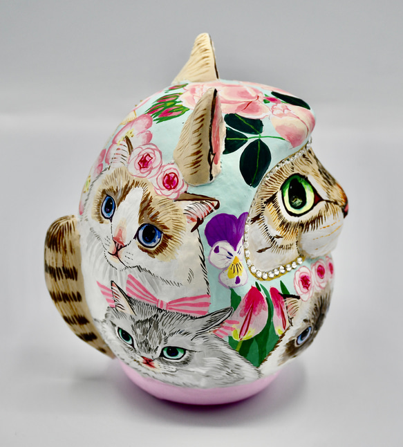 ねこだるまミニ・猫がいっぱい 4枚目の画像