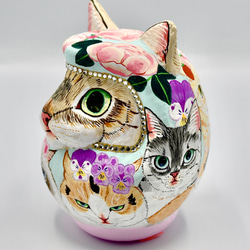 ねこだるまミニ・猫がいっぱい 2枚目の画像