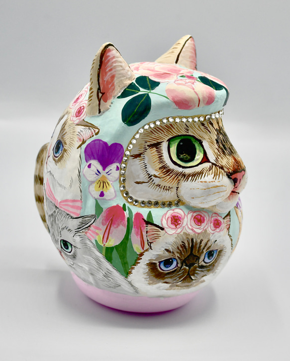 ねこだるまミニ・猫がいっぱい 5枚目の画像