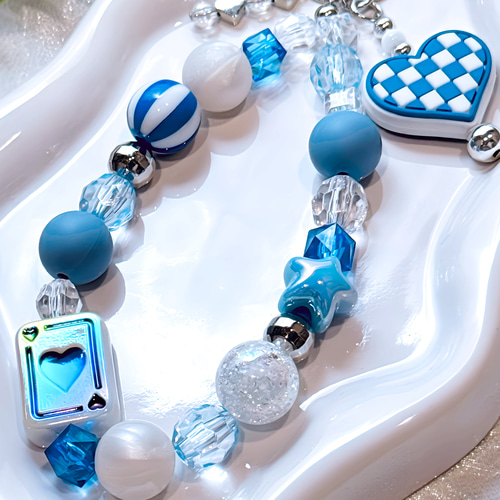 【220510d】ビーズ スマホストラップ キーホルダー ハンドメイド 韓国 220510d】ビーズ スマホストラップ キーホルダー ハンドメイド 韓国