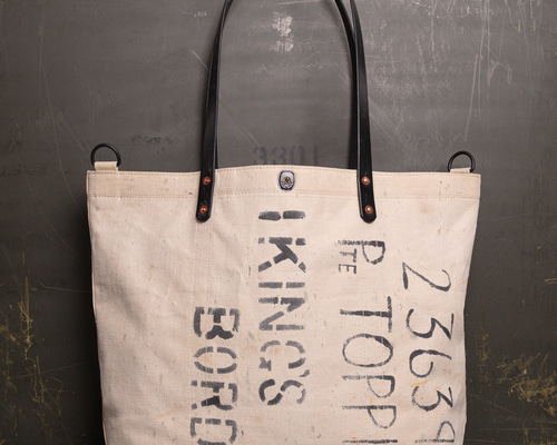 1954イギリス軍King's Own Borderヴィンテージキャンバストートバッグ