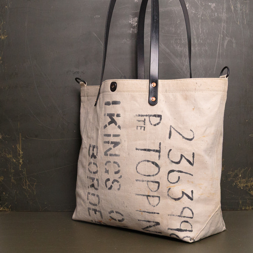 1954イギリス軍King's Own Borderヴィンテージキャンバストートバッグ