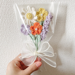 オーダーページ 枯れない花束 プレゼント 毛糸 カーネーション】carnation プレゼント かぎ針編み 毛糸 枯れ
