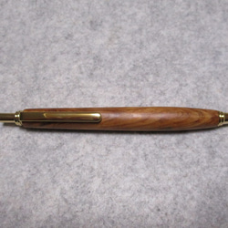 ハワイアンコア カーリー杢 オイル仕上げ 木軸ボールペン(シャープ