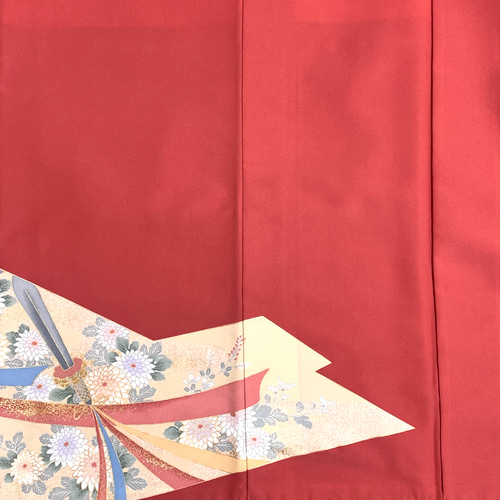 正絹】着物リメイク 色留袖ドレス&ボレロショールのセット／五つ紋