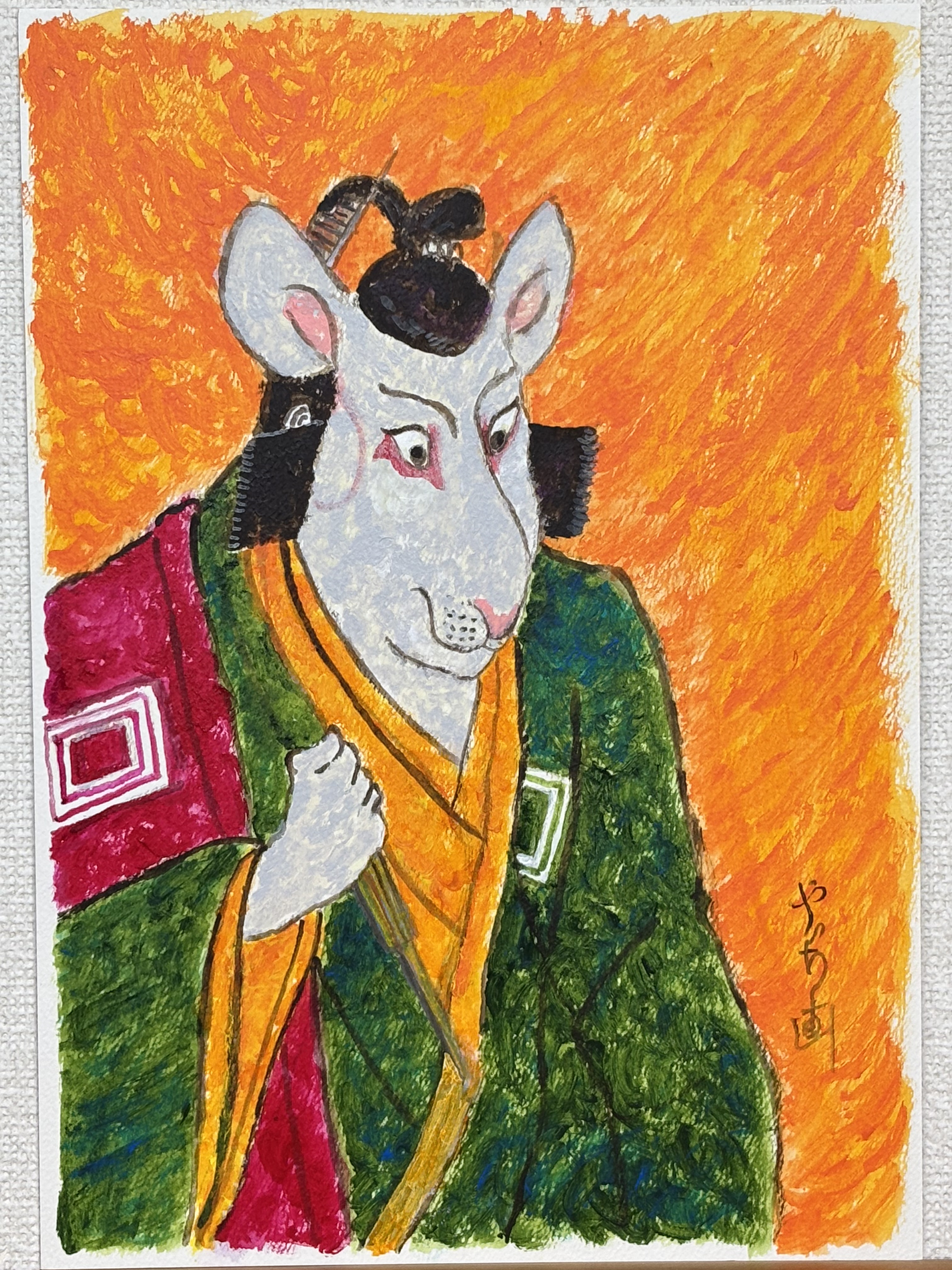 UKIYOE 干支ねずみ【大首絵・市川団十郎】