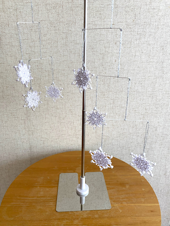 モビール　雪の結晶Ａ 12枚目の画像