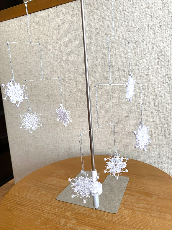 モビール　雪の結晶Ａ 13枚目の画像